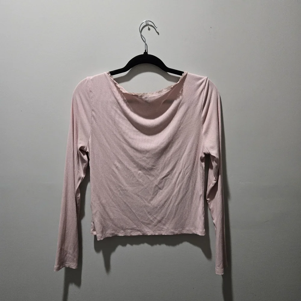 Long Sleeve Pink Shirt - Picture 2 of 4